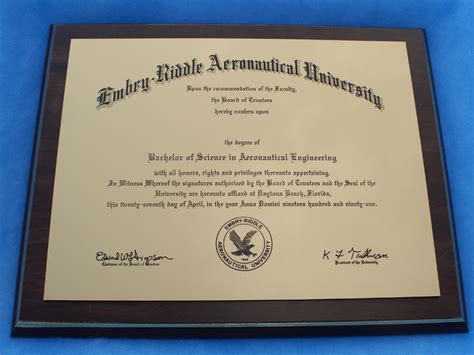 professional aeronautics degree embry riddle.